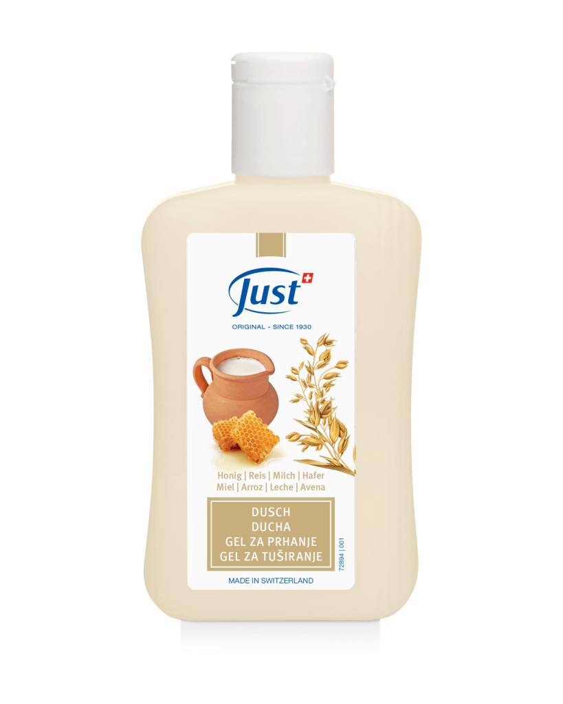 Just-badelinie-und-essenzen-milch-honig-reis-duschgel